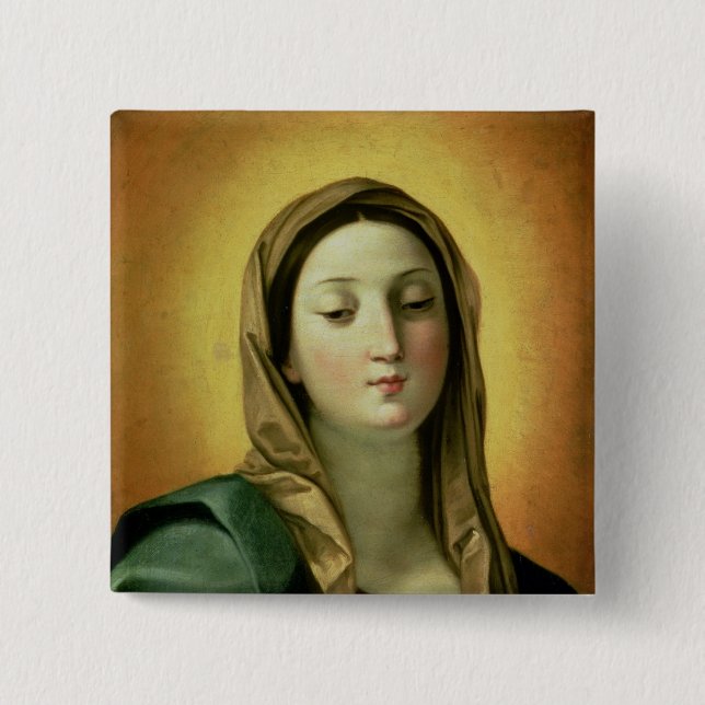 Madonna 15 Cm Square Badge (Front)