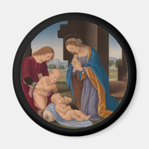 Madonna Adoring the Child with the Infant Saint Magnet