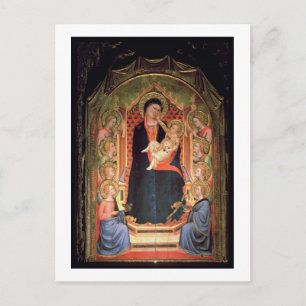 Madonna and Child, 1347 Postcard