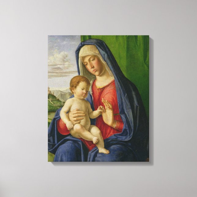 Madonna and Child, 1490s Canvas Print (Front)
