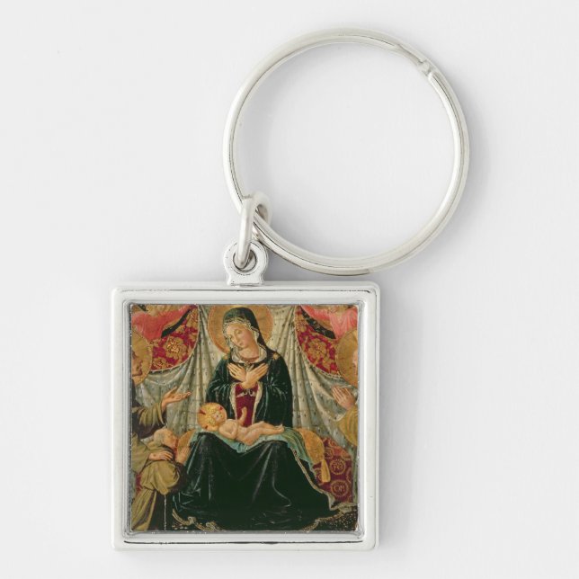Madonna and Child 2 Key Ring (Front)
