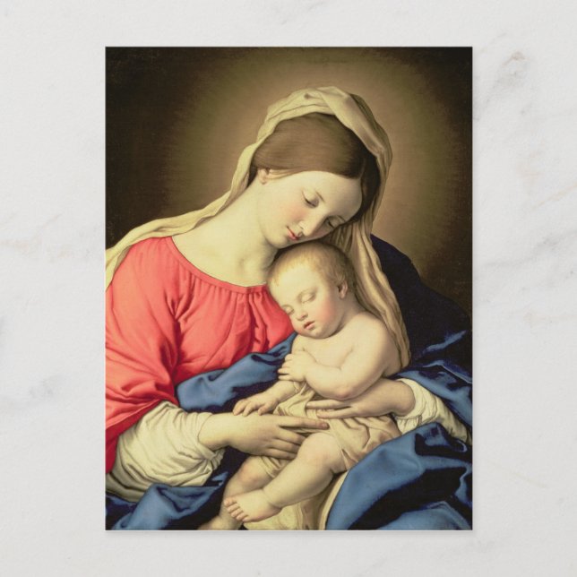 Madonna and Child 3 Postcard (Front)