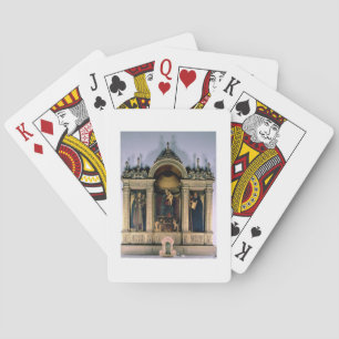 Madonna and Child and Saints (triptych altarpiece) Playing Cards