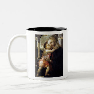 Madonna and Child - Botticelli - c1500 Two-Tone Coffee Mug