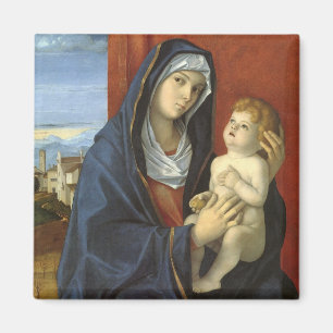 Madonna and Child by Giovanni Bellini Magnet