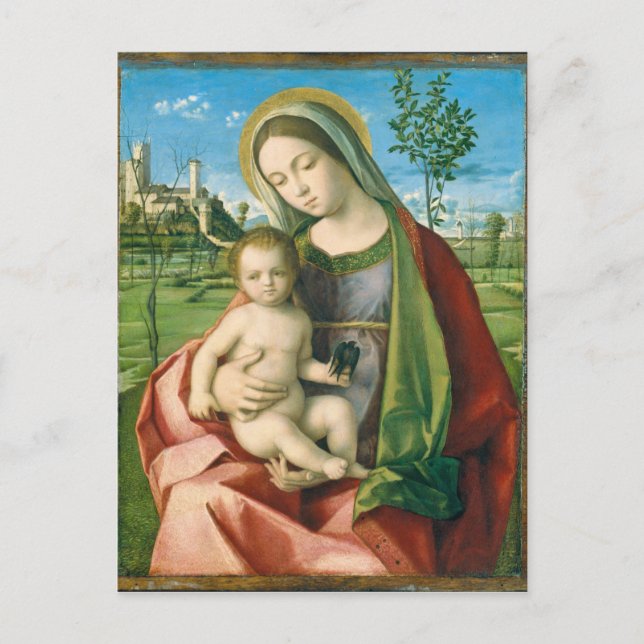 Madonna and Child by Giovanni Bellini Postcard (Front)