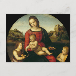 Madonna and Child by Raphael Postcard