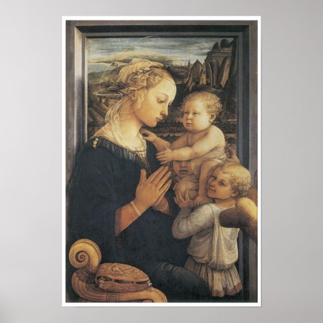Madonna and Child, c. 1455 Poster (Front)