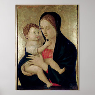 Madonna and Child, c.1475 Poster