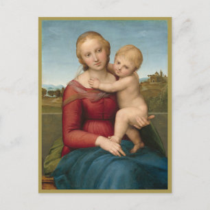 MADONNA AND CHILD c. 1505, Raphael (1483–1520) Postcard
