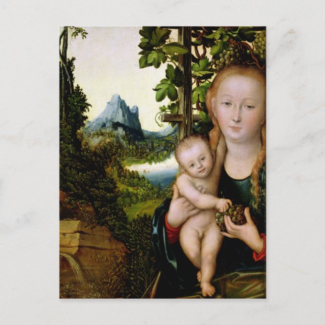 Madonna and Child, c.1525 Postcard (Front)