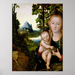Madonna and Child, c.1525 Poster
