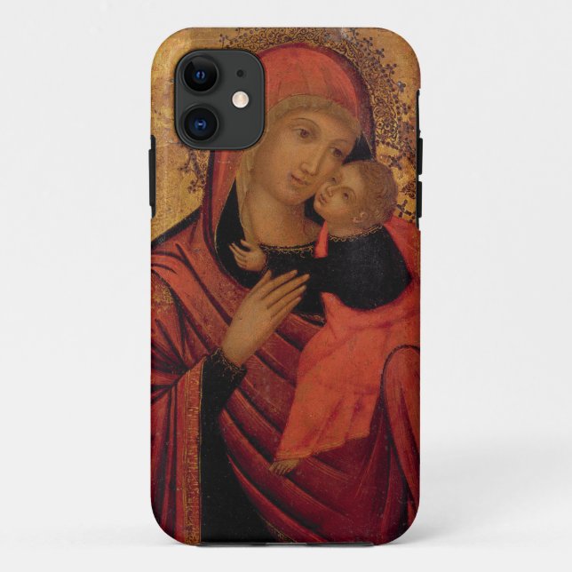 Madonna and Child, c.1650 (panel) Case-Mate iPhone Case (Back)