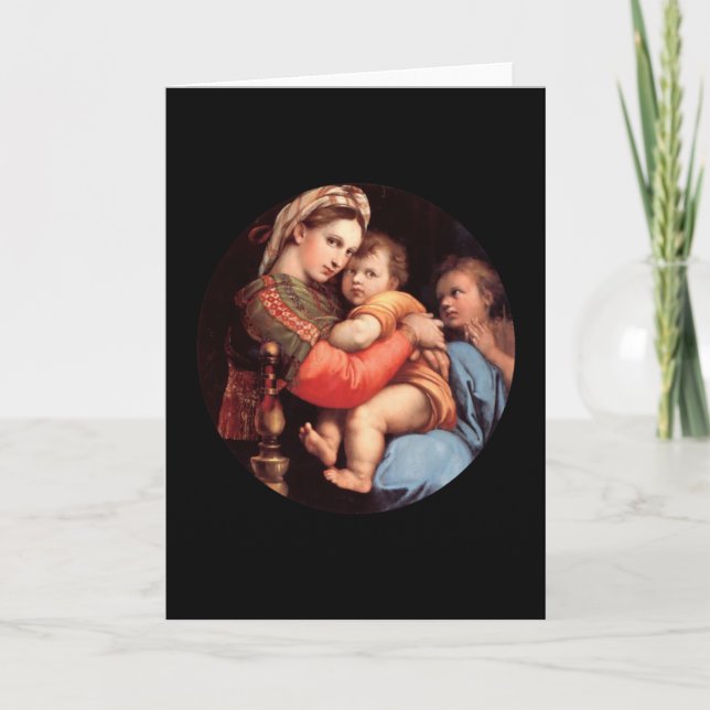 Madonna and Child card (Front)