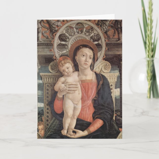 Madonna and Child card (Front)