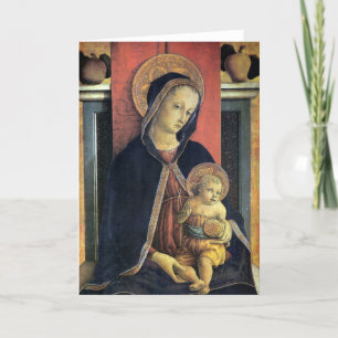 Madonna and Child - Carlo Crivelli - c1468 Card