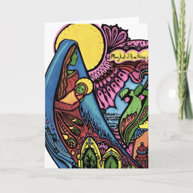 Madonna and Child Christmas Card (Front)