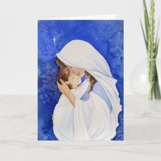 Madonna and Child Christmas Card