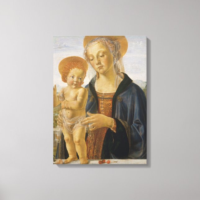 Madonna and Child, circa 1470 Canvas Print (Front)