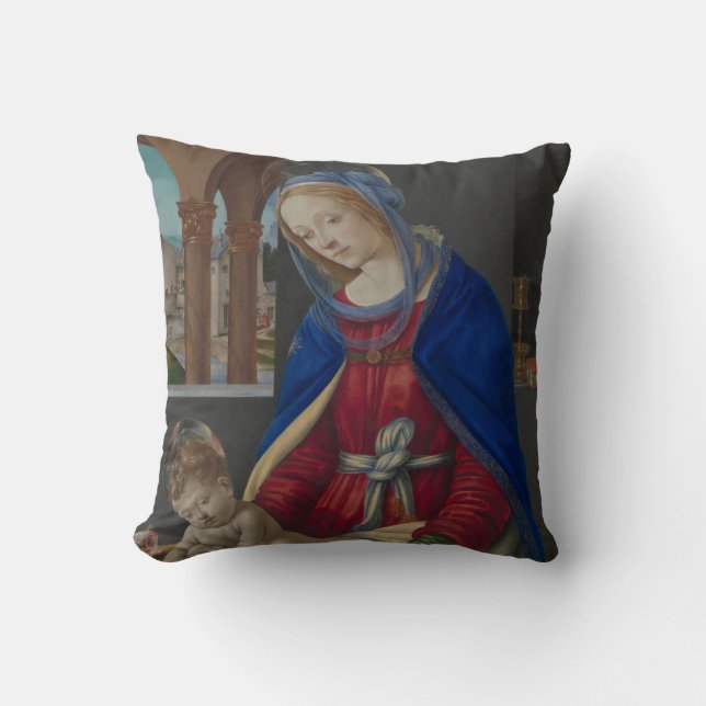 Madonna and Child, circa 1483-4 Cushion (Front)