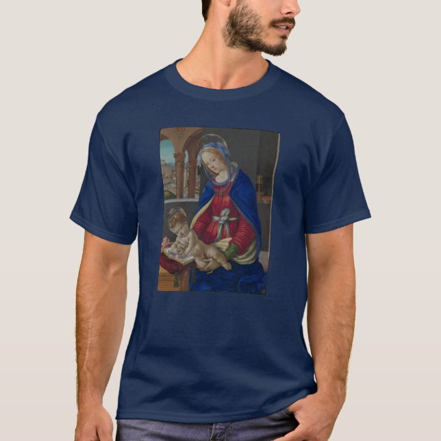 Madonna and Child, circa 1483-4 T-Shirt (Front)