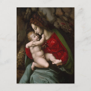 Madonna and Child, circa 1520 Postcard