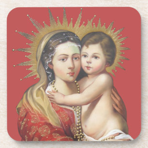 Madonna and Child Coaster