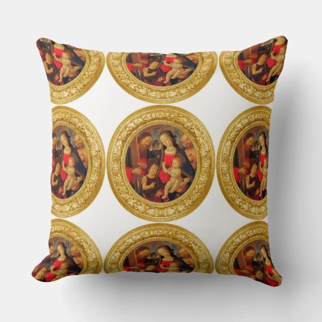 Madonna and Child Cushion (Front)