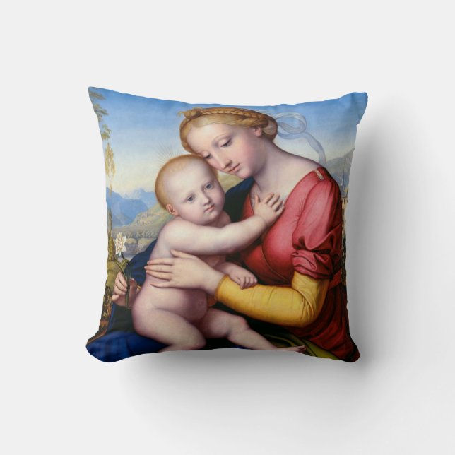 Madonna and Child Cushion (Front)