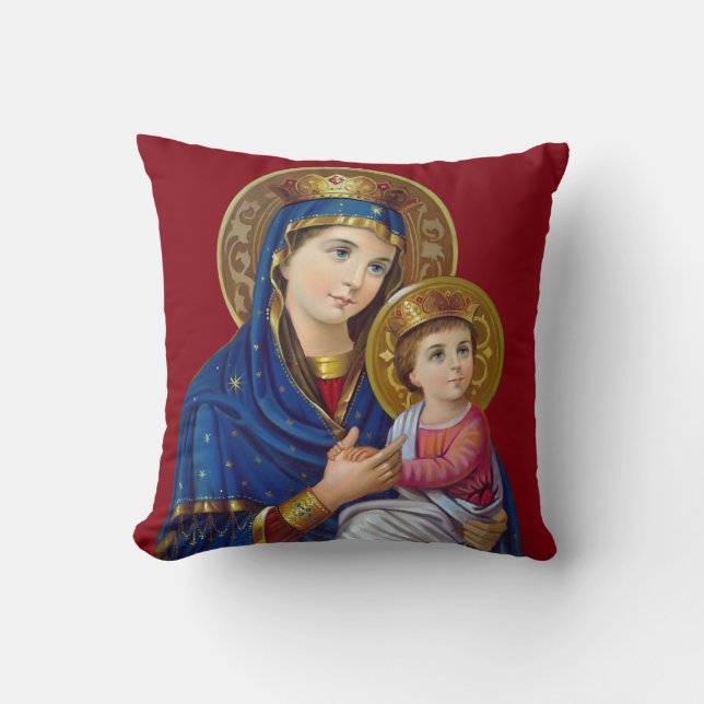 Madonna and Child Cushion (Front)