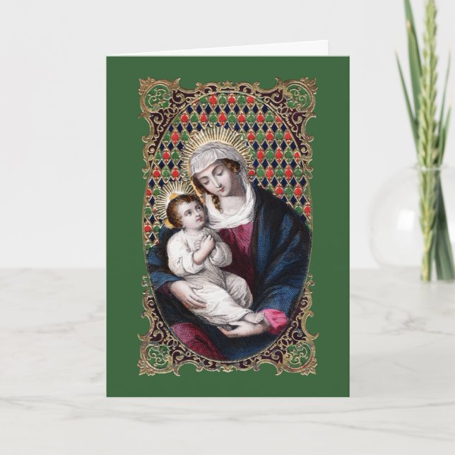 Madonna and Child (DPT 001) Holiday Card (Front)