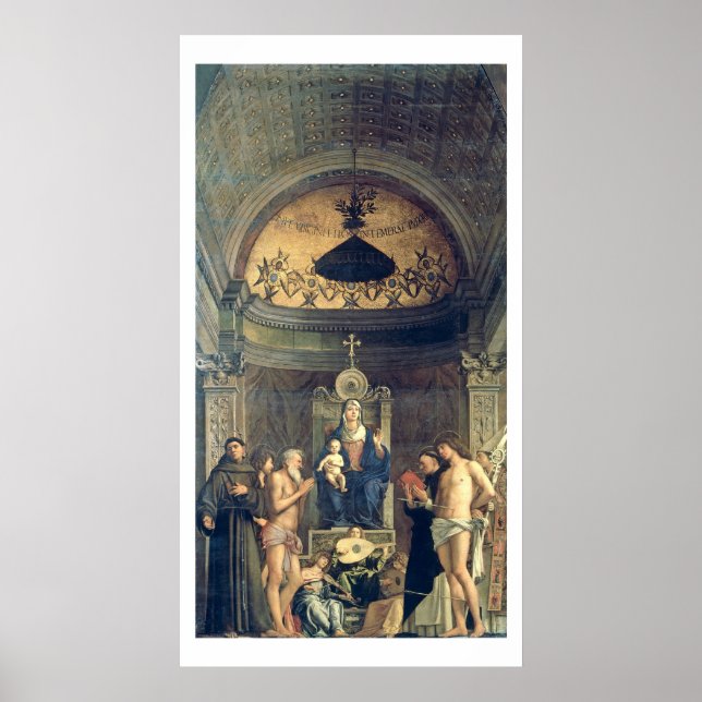 Madonna and Child Enthroned between SS. Francis, J Poster (Front)