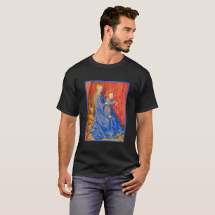 Madonna and Child Enthroned Jean Fouquet T-Shirt