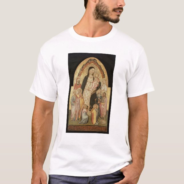 Madonna and Child Enthroned T-Shirt (Front)