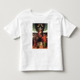 Madonna and Child Enthroned with Four Saints, 1546 Toddler T-Shirt