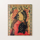 Madonna and Child Enthroned with Two Devout People