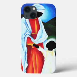 Madonna and child - First steps 2008 iPhone 13 Case