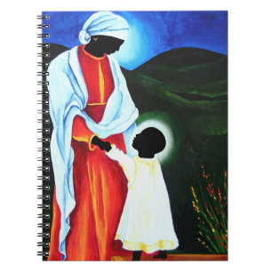Madonna and child - First steps 2008 Spiral Notebook