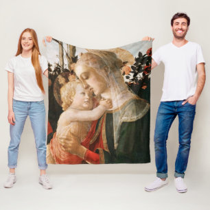 Madonna and Child Fleece Blanket