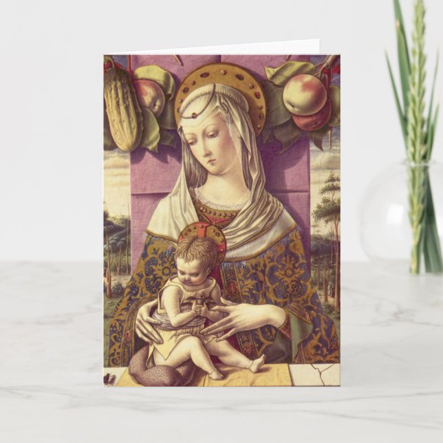 Madonna and Child Holiday Card (Front)