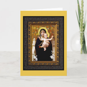 Madonna and Child Holiday Christmas Card