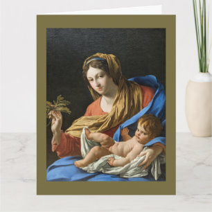 Madonna and Child Holiday Christmas Card