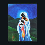Madonna and child - Hope for the world 2008 Postcard<br><div class="desc">Madonna and child - Hope for the world  2008 (acrylic on wood)  Brintle  Patricia / Private Collection / Bridgeman Images Christianity New Testament Nativity Madonna & Holy Family Christianity: New Testament Peace & Relaxation</div>