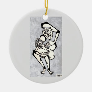 Madonna and Child "It's About Love" Ceramic Tree Decoration