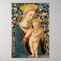 Madonna and Child Jesus Virgin Mary Vintage Art