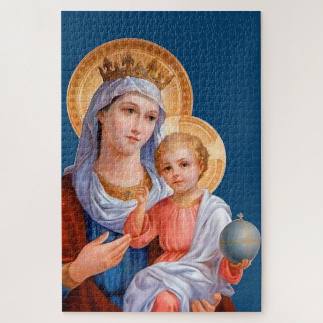 Madonna and Child Jigsaw Puzzle (Vertical)