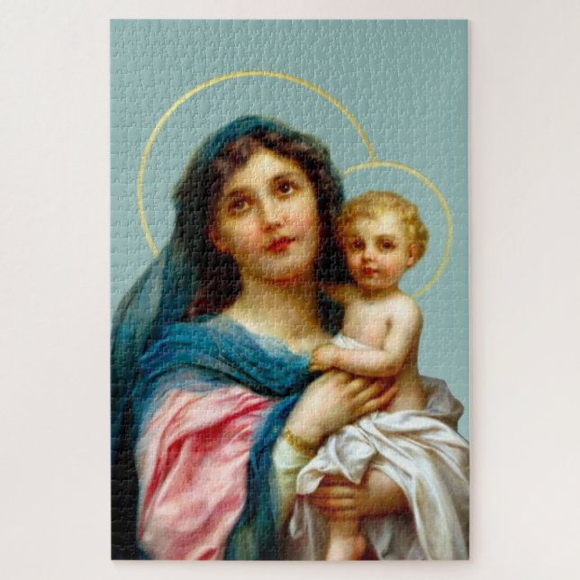 Madonna and Child Jigsaw Puzzle (Vertical)