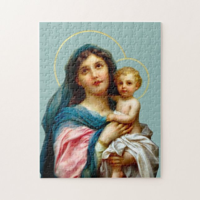 Madonna and Child Jigsaw Puzzle (Vertical)