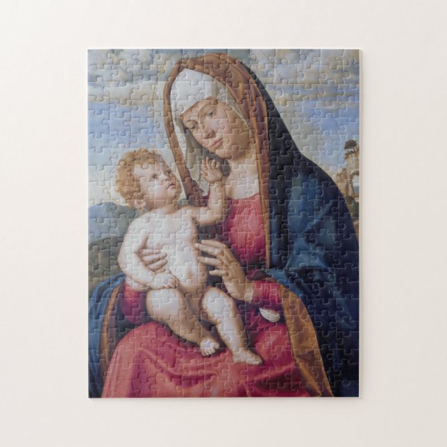 Madonna and Child Jigsaw Puzzle (Vertical)
