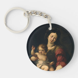 Madonna and Child Key Ring